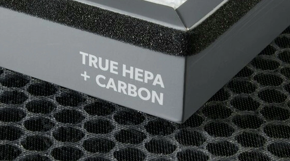 HEPA air filter close up